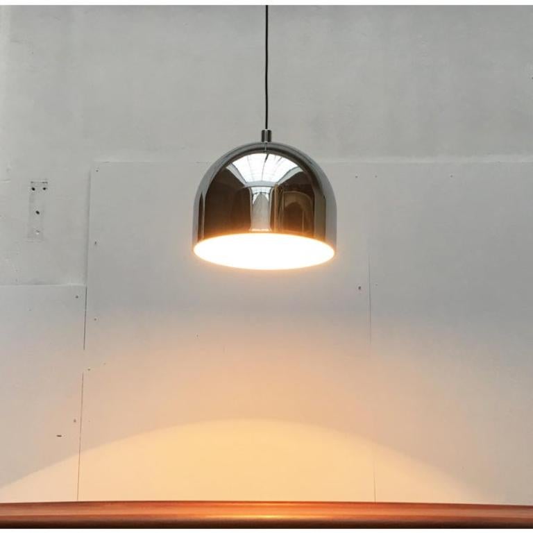 Lampada a sospensione di metà secolo in stile Space Age tedesco, modello 5561, cromo, Staff, anni '70 in vendita 5