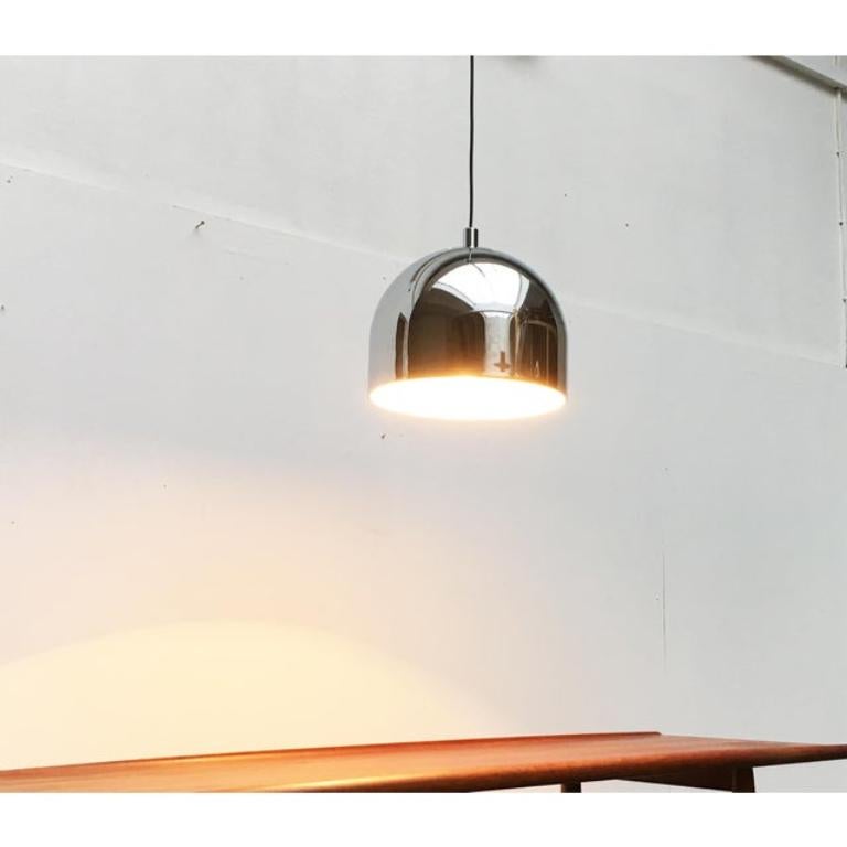 Mid-Century moderno Lampada a sospensione di metà secolo in stile Space Age tedesco, modello 5561, cromo, Staff, anni '70 in vendita
