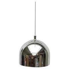 Mid-Century Space Age German Model 5561 Chrome Pendant Lamp from Staff, 1970s
