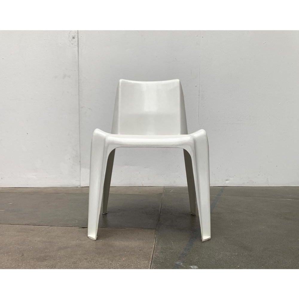 Mid-Century Modern Mid-Century Space Age German Stackable Chair by Helmut Bätzner for Bofinger, 60s For Sale