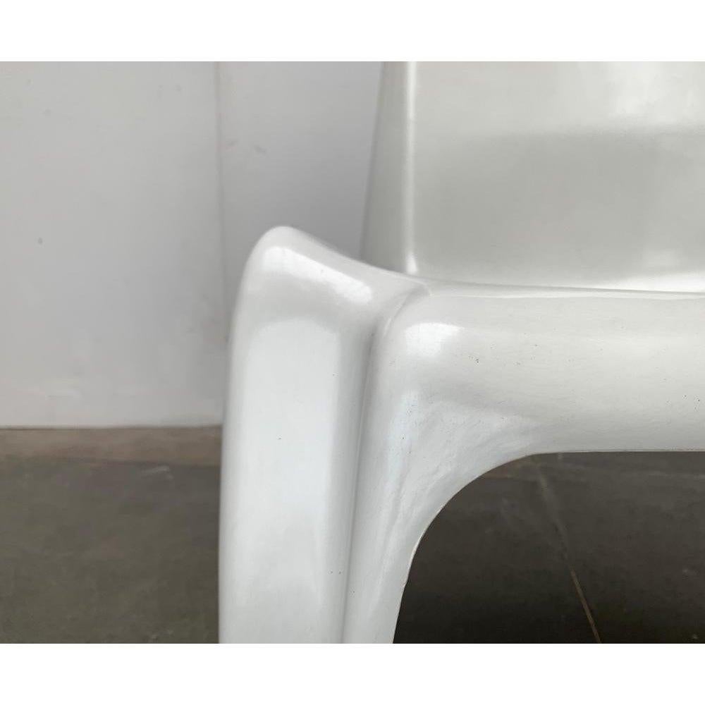 Mid-Century Space Age German Stackable Chair by Helmut Bätzner for Bofinger, 60s In Good Condition For Sale In Hamburg, DE