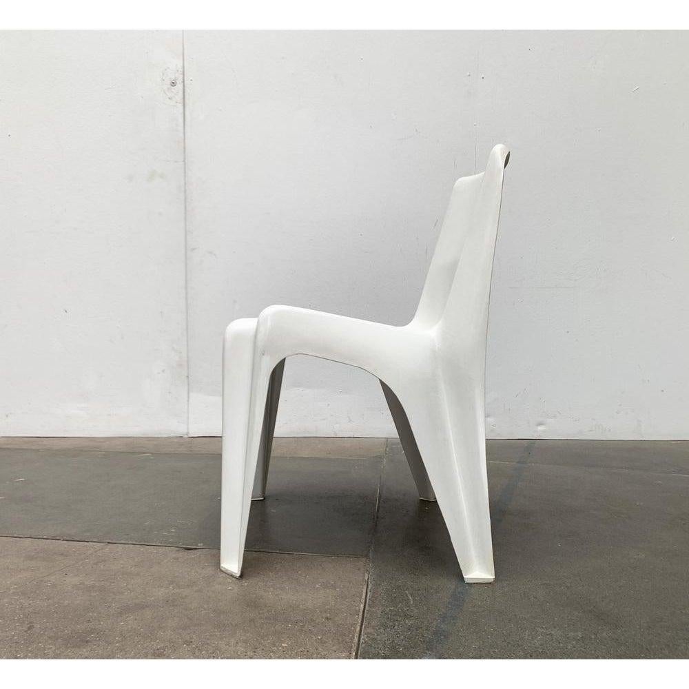 20th Century Mid-Century Space Age German Stackable Chair by Helmut Bätzner for Bofinger, 60s For Sale