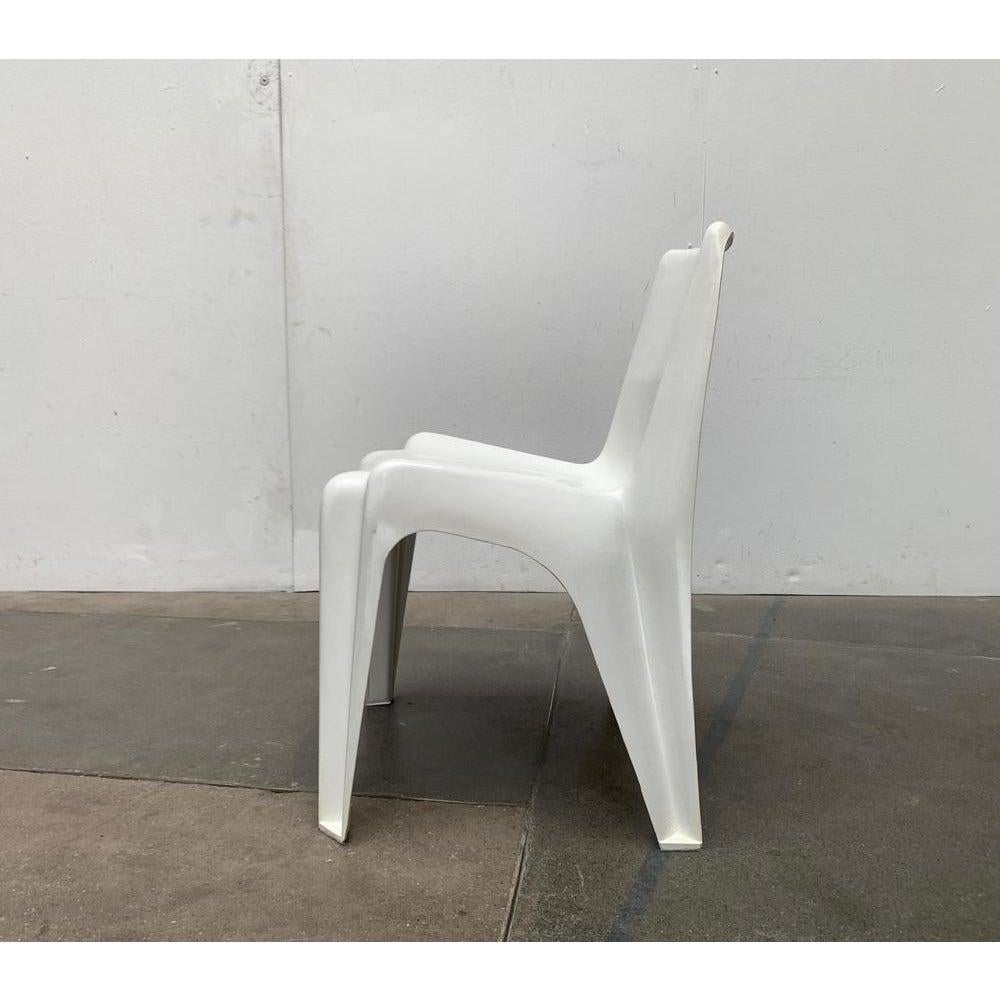 Mid-Century Space Age German Stackable Chair by Helmut Bätzner for Bofinger, 60s For Sale 3