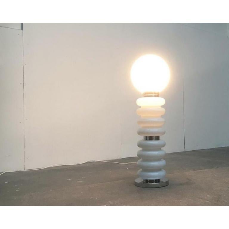 Lampadaire en verre A Space du milieu du siècle par Carlo Nason pour JBS, 1960s Bon état - En vente à Hamburg, DE