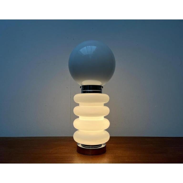 Lampe de table en verre A Space du milieu du siècle par Carlo Nason pour JBS, 1960s Bon état - En vente à Hamburg, DE