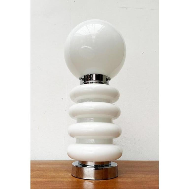 Lampe de table en verre A Space du milieu du siècle par Carlo Nason pour JBS, 1960s en vente 2