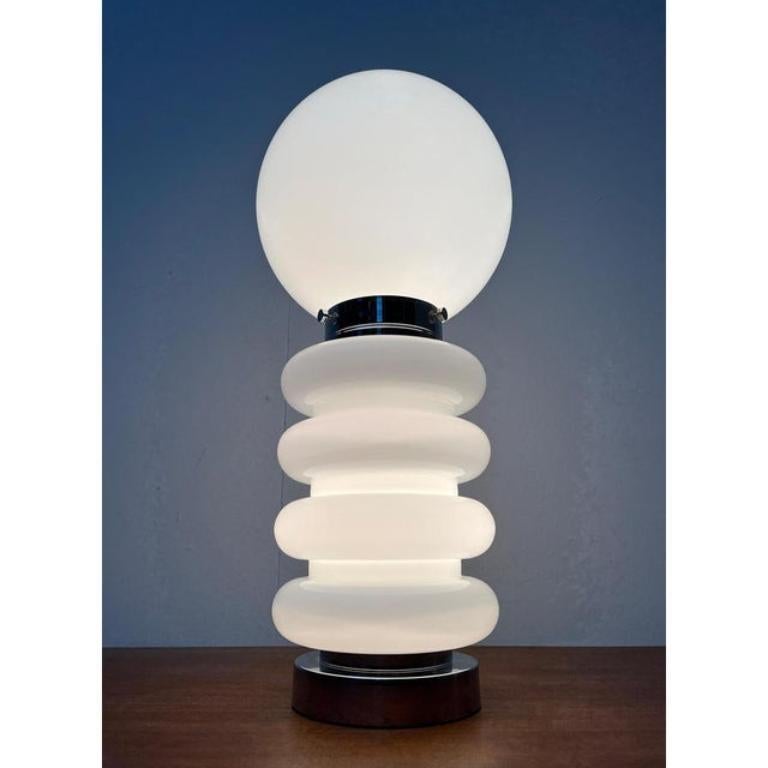 Lampe de table en verre A Space du milieu du siècle par Carlo Nason pour JBS, 1960s en vente 3