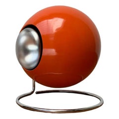 Mid-Century Space Age Globe Table Lamp from Erco, 1970s