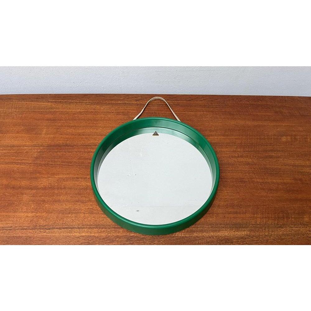 Miroir rond vert du milieu du siècle de A.I.C. C.L. Augustson, Norvège, années 1960 en vente 1