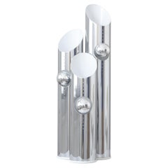 Lampada da tavolo italiana Space and Chrome di Oma Padova, metà secolo, Italia, anni '70