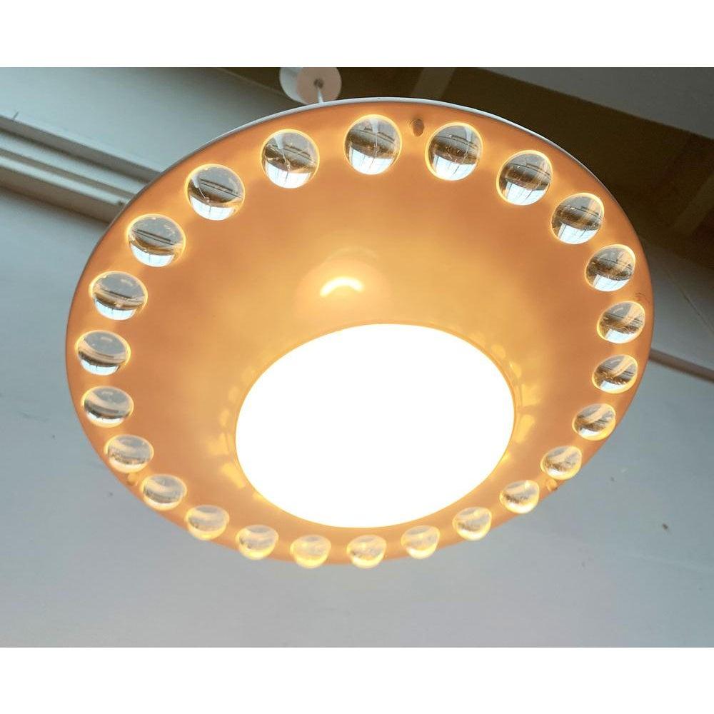 Mid-Century Modern Mid-Century Space Age Italian Pendant with Acrylic Pearls, 1960s For Sale