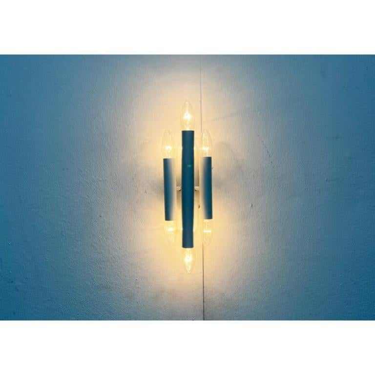 Mid-Century moderno Lampada da parete italiana di metà secolo in stile Space AGE, anni '60 in vendita