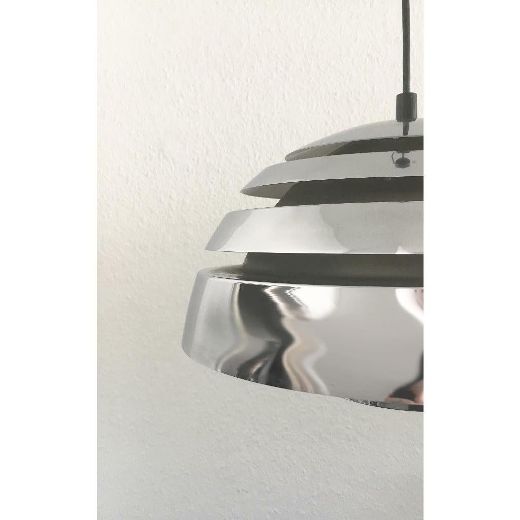 Lampada a sospensione a lamelle di Hans-Agne Jakobsson, 1960, metà del secolo scorso. in vendita 2