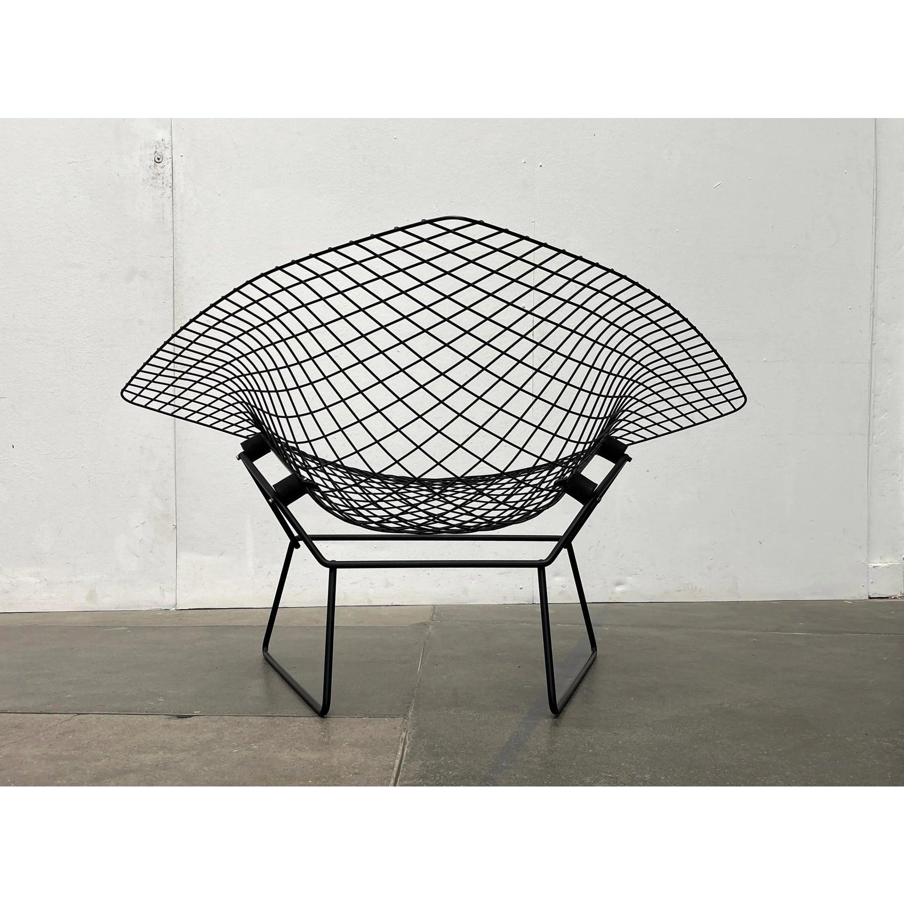 Mid-Century Space Age Large Diamond Chair by Harry Bertoia, 1950s For Sale 4