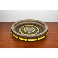 Große Mid-Century Space Age-Keramikschale aus Knabstrup, Dänemark, 1960er Jahre