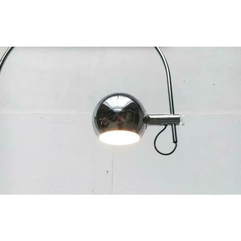 Metallo Lampada da terra ad arco in metallo e cromo di Cosack, 1960 in vendita