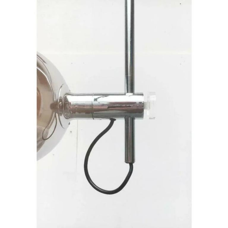 Lampada da terra ad arco in metallo e cromo di Cosack, 1960 in vendita 1