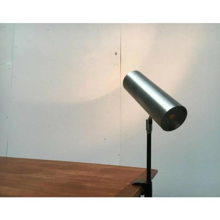 Mid-Century Modern Mid-Century Space Age Minimalist Clamp Table or Shelf Lamp, 1960s For Sale