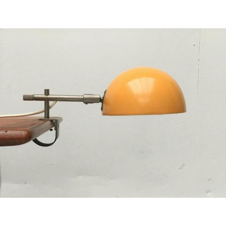 Lampada a morsetto tedesca minimalista di metà secolo A Space, Beisl, anni '60 in vendita 4