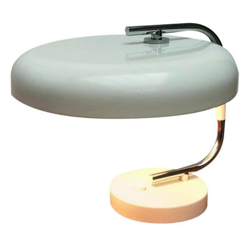 Lampada da tavolo minimalista tedesca di metà secolo di Hustadt Leuchten, anni '60