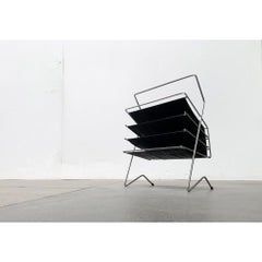 Mid-Century Space Age Minimalist Magazine Rack, 1960s
