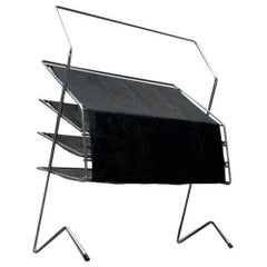 Porte-revues minimaliste du milieu du siècle A Space, années 1960