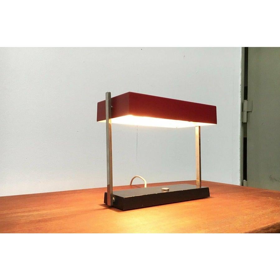 Mid-Century Modern Mid-Century Space Age Minimalist Table Lamp from Hillebrand Leuchten 1960s For Sale