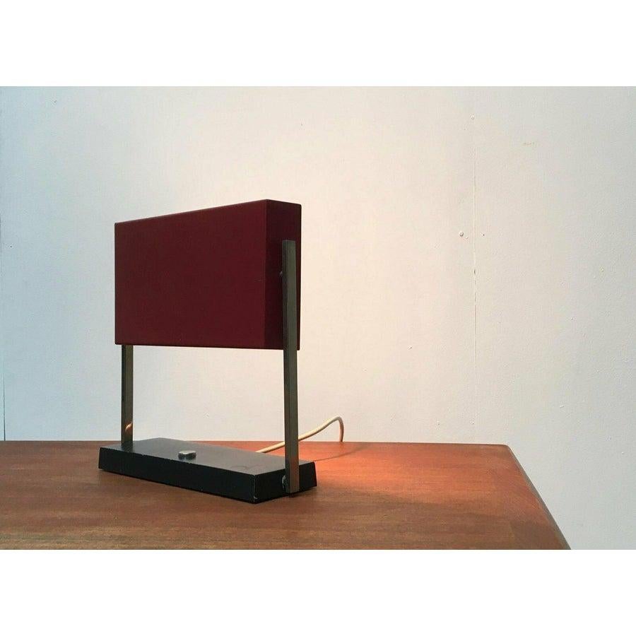 German Mid-Century Space Age Minimalist Table Lamp from Hillebrand Leuchten 1960s For Sale