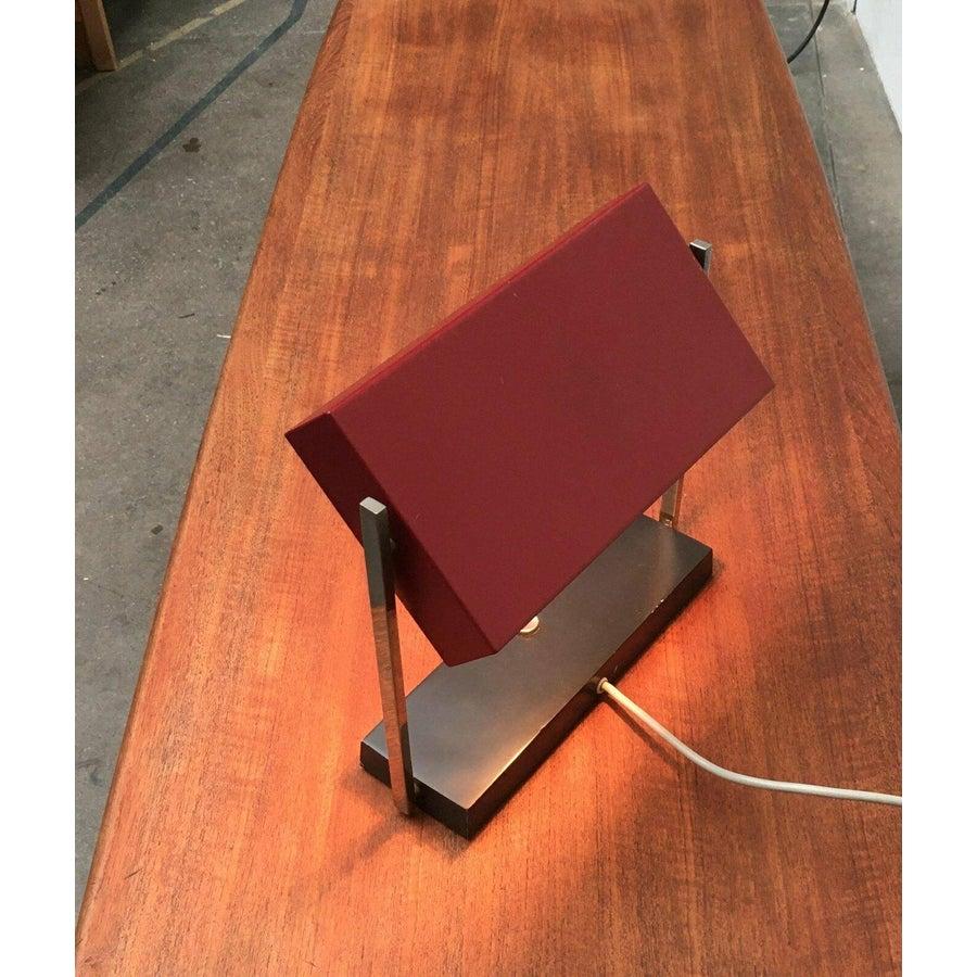 Mid-Century Space Age Minimalist Table Lamp from Hillebrand Leuchten 1960s In Excellent Condition For Sale In Hamburg, DE