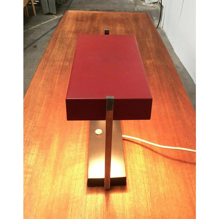 Mid-Century Space Age Minimalist Table Lamp from Hillebrand Leuchten 1960s For Sale 1
