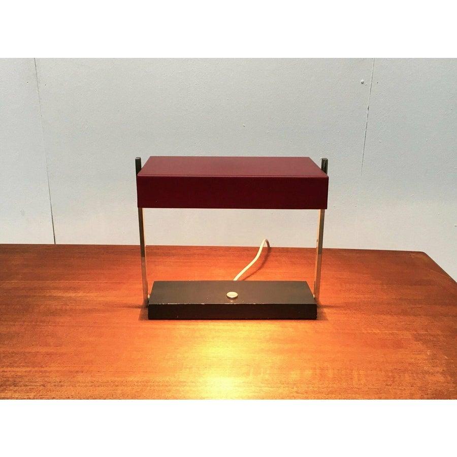 Mid-Century Space Age Minimalist Table Lamp from Hillebrand Leuchten 1960s For Sale 2