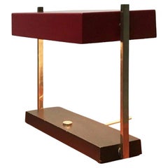 Minimalistische Mid-Century Space Age-Tischlampe aus Hillebrand Leuchten, 1960er Jahre