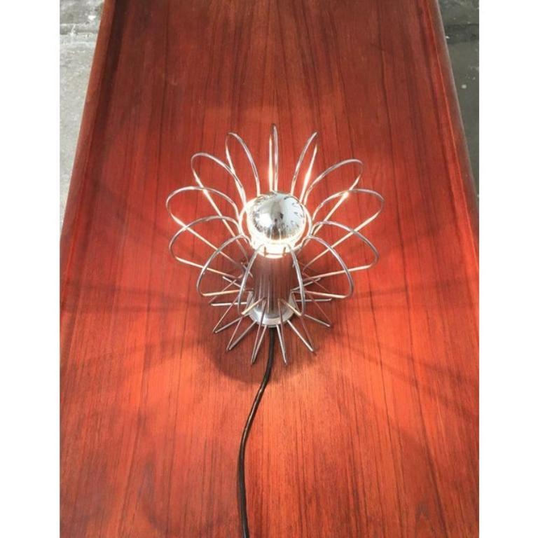 Mid-Century Space Age Minimalist Wire Table Lamp, 1960s For Sale 1