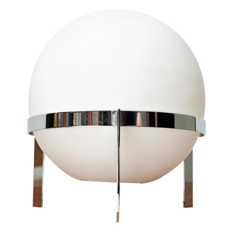 Mid-Century Space Age Model Luna Tripod Globe Table Lamp, 1960s For Sale