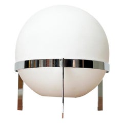 Mid-Century Space Age Model Luna Tripod Globe Table Lamp, 1960s