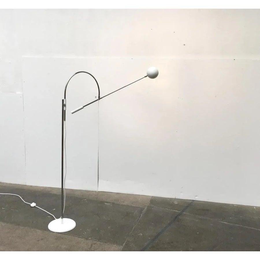 Mid-Century moderno Lampada da terra Model Orbiter di Robert Sonneman, anni '60, metà secolo. in vendita