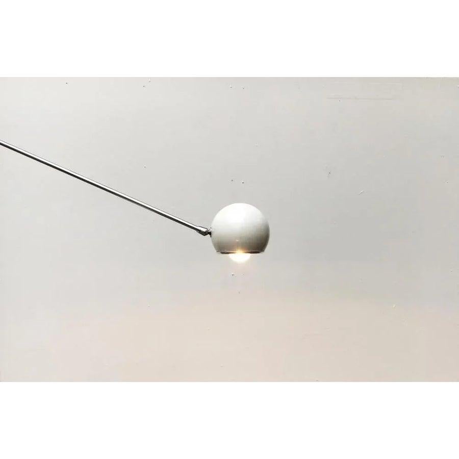 XX secolo Lampada da terra Model Orbiter di Robert Sonneman, anni '60, metà secolo. in vendita