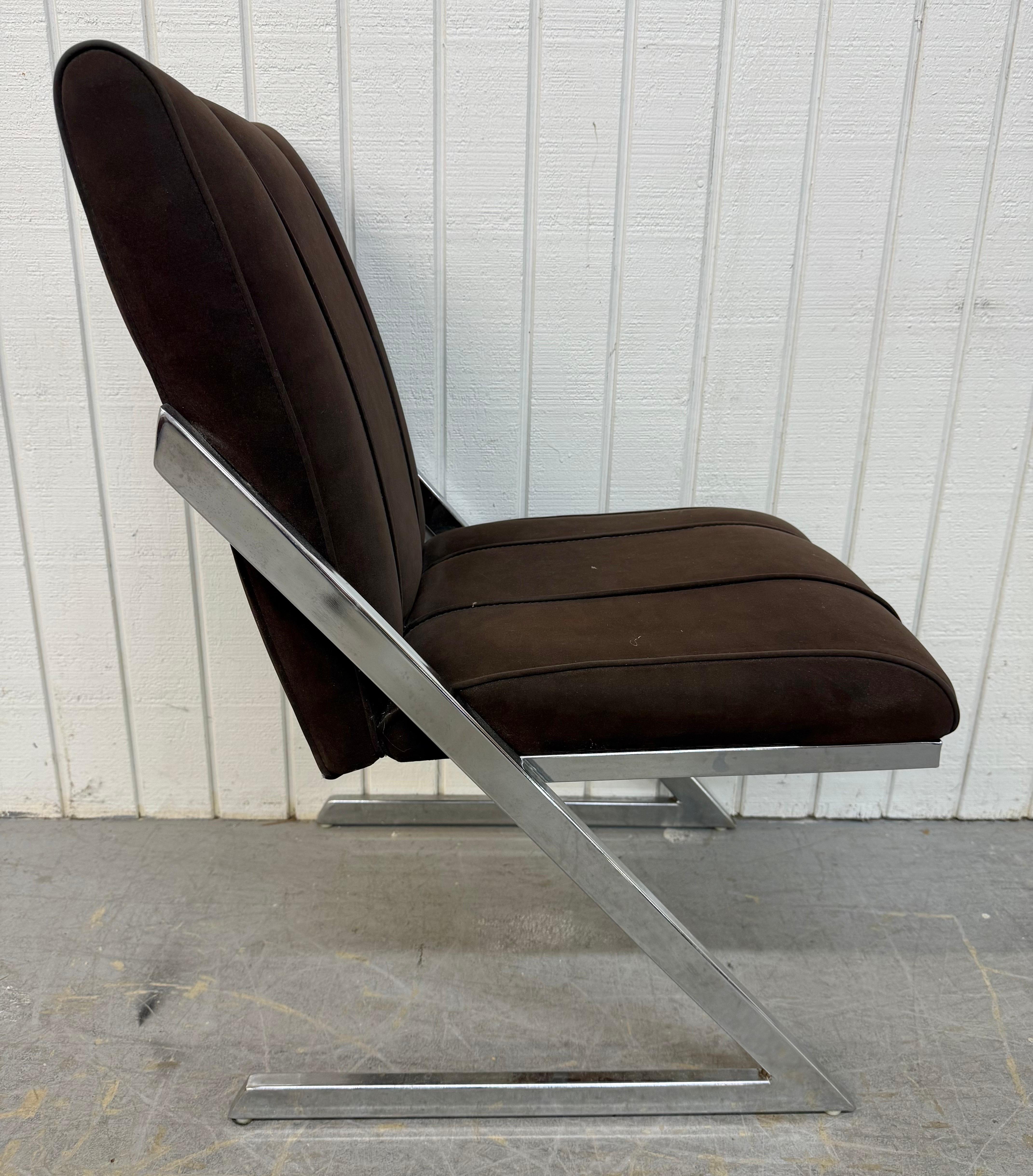 Sillas de Comedor Cromadas Modernas de Mitad de Siglo Space Age - Set de 6 Moderno de mediados de siglo en venta