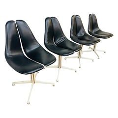 Mid-Century Space Age Modern Dining Chairs - Set of 4