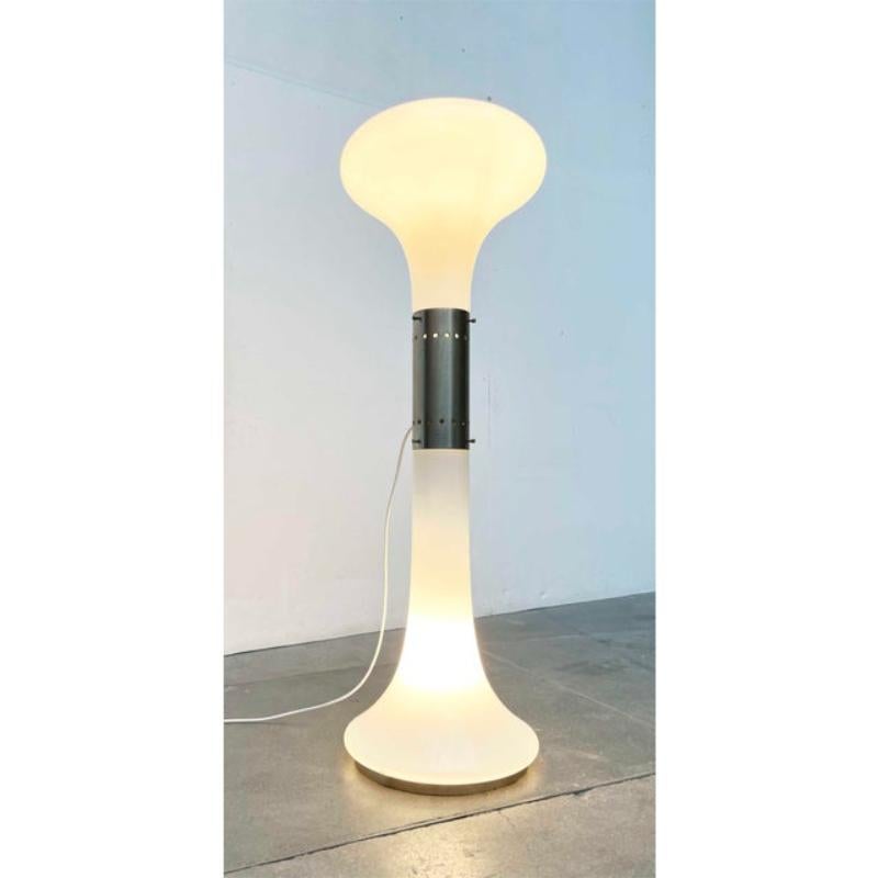 Lámpara de pie de cristal de Murano de la Era Espacial de mediados de siglo, de Carlo Nason para Mazzega, años 60 en venta 4
