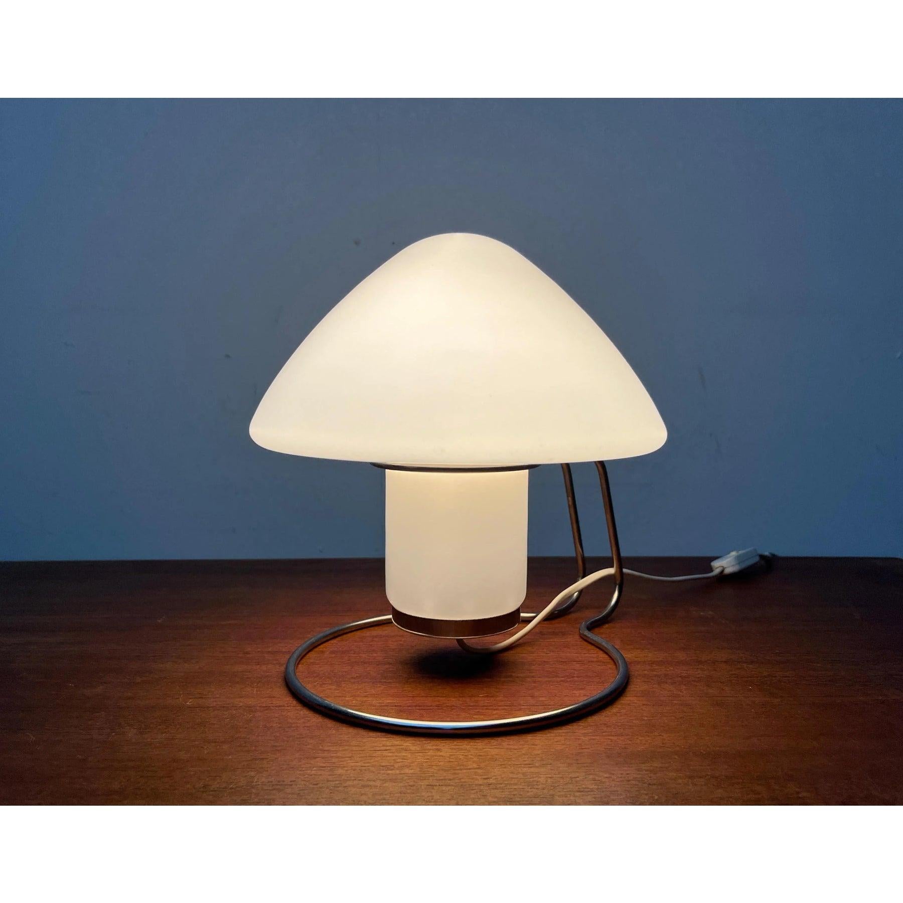 Mid-Century Modern Lampe de table en verre en forme de champignon de l'A Space du milieu du siècle dernier, années 1960 en vente