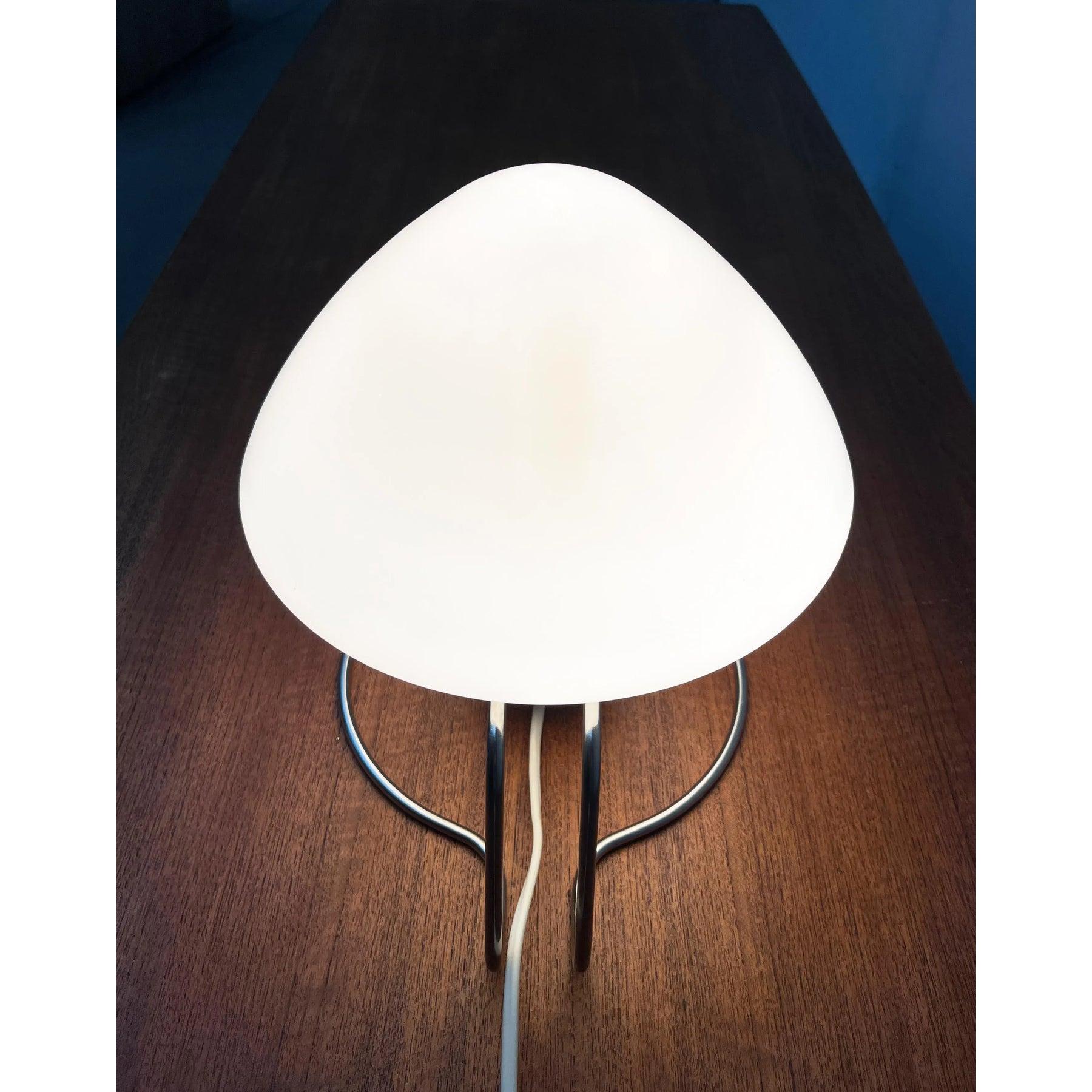 Métal Lampe de table en verre en forme de champignon de l'A Space du milieu du siècle dernier, années 1960 en vente