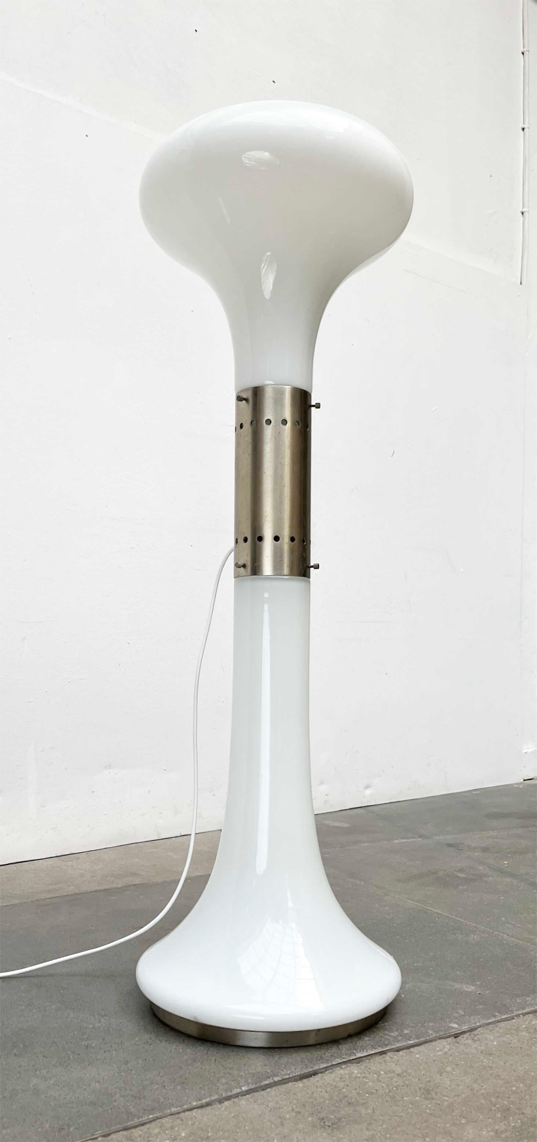 Lampada da terra in vetro Soffiato Numerati Space Age di metà secolo, Carlo Nason, Mazzega in vendita 5