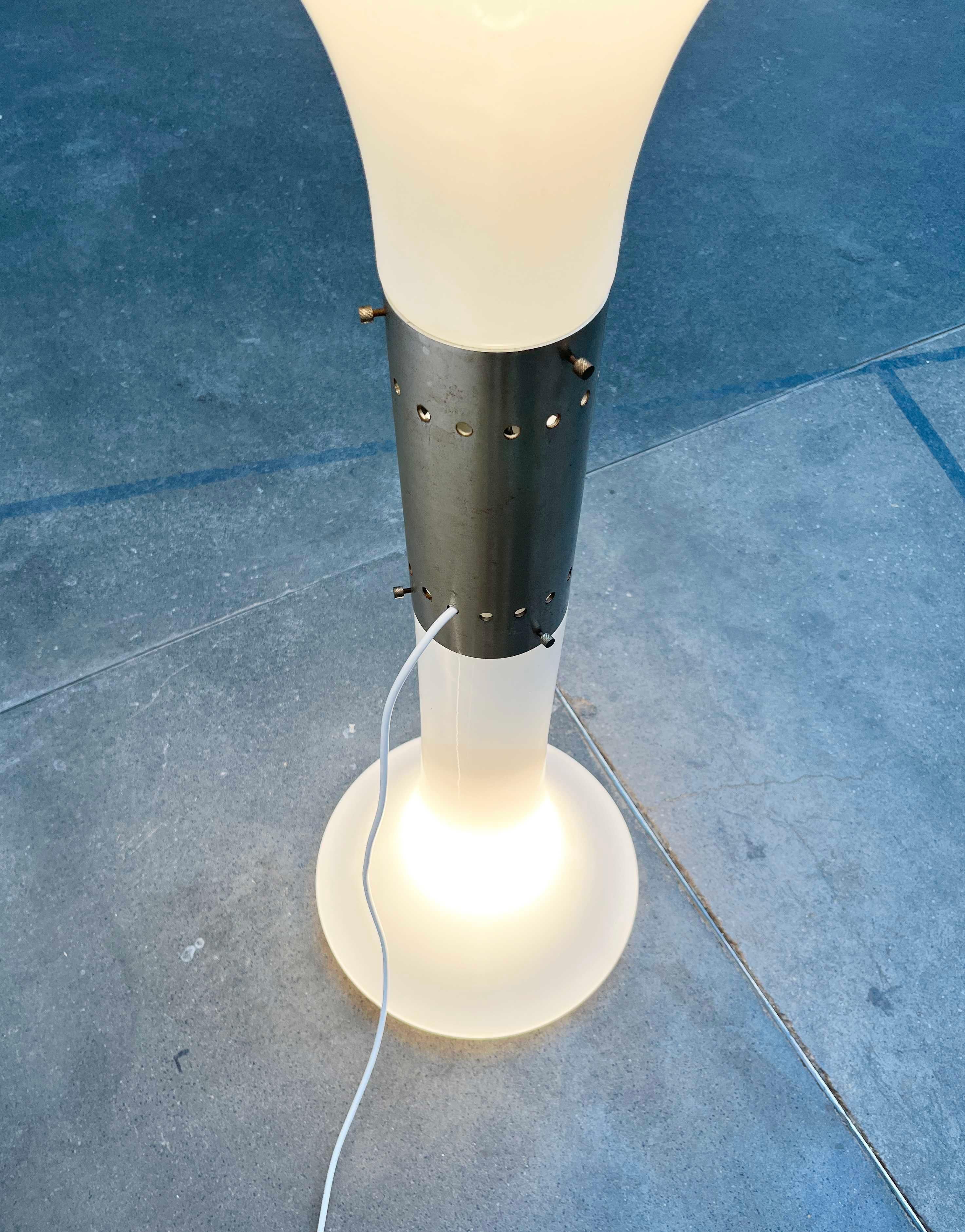 Lampada da terra in vetro Soffiato Numerati Space Age di metà secolo, Carlo Nason, Mazzega in vendita 7