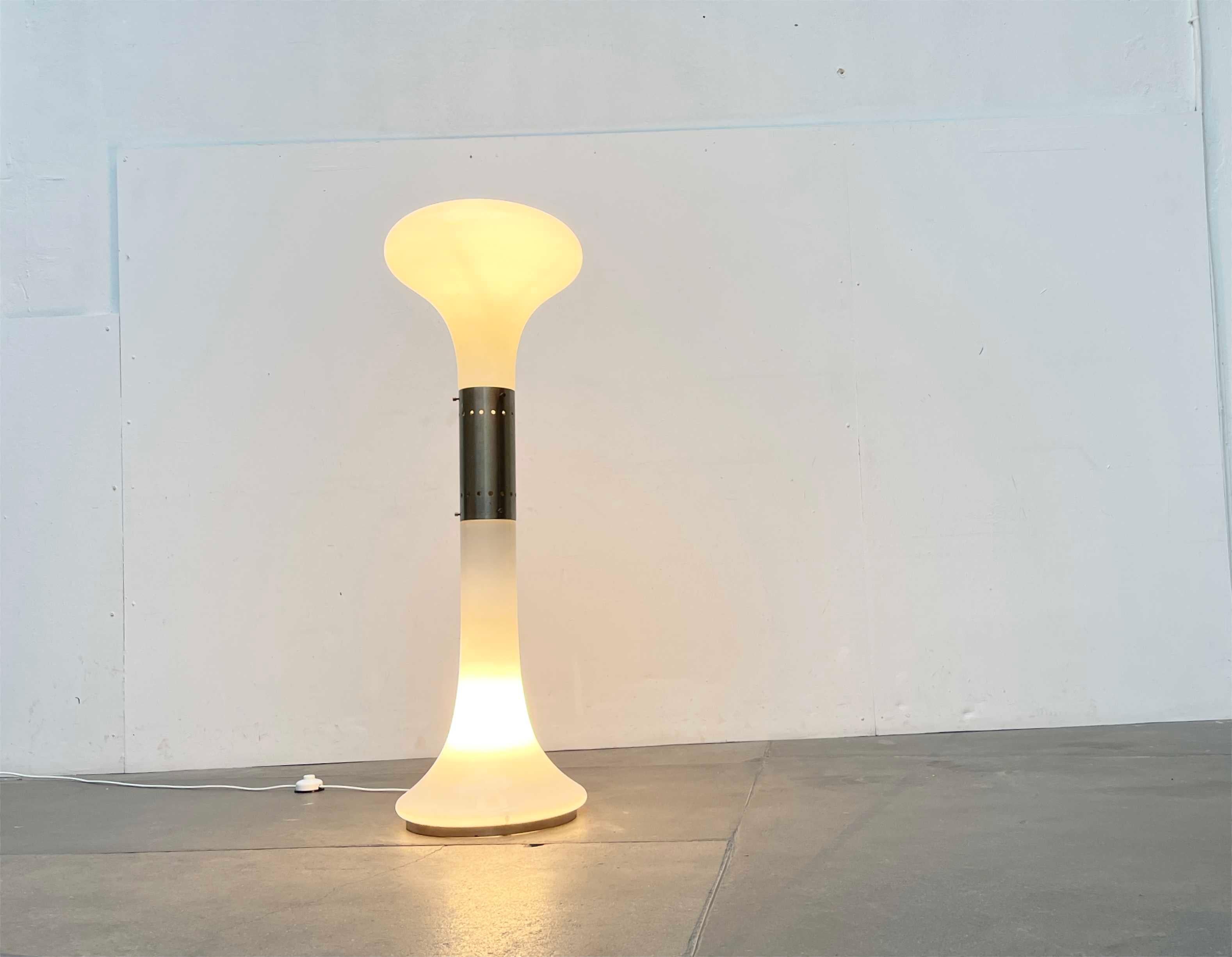 Lampada da terra in vetro Soffiato Numerati Space Age di metà secolo, Carlo Nason, Mazzega in vendita 11