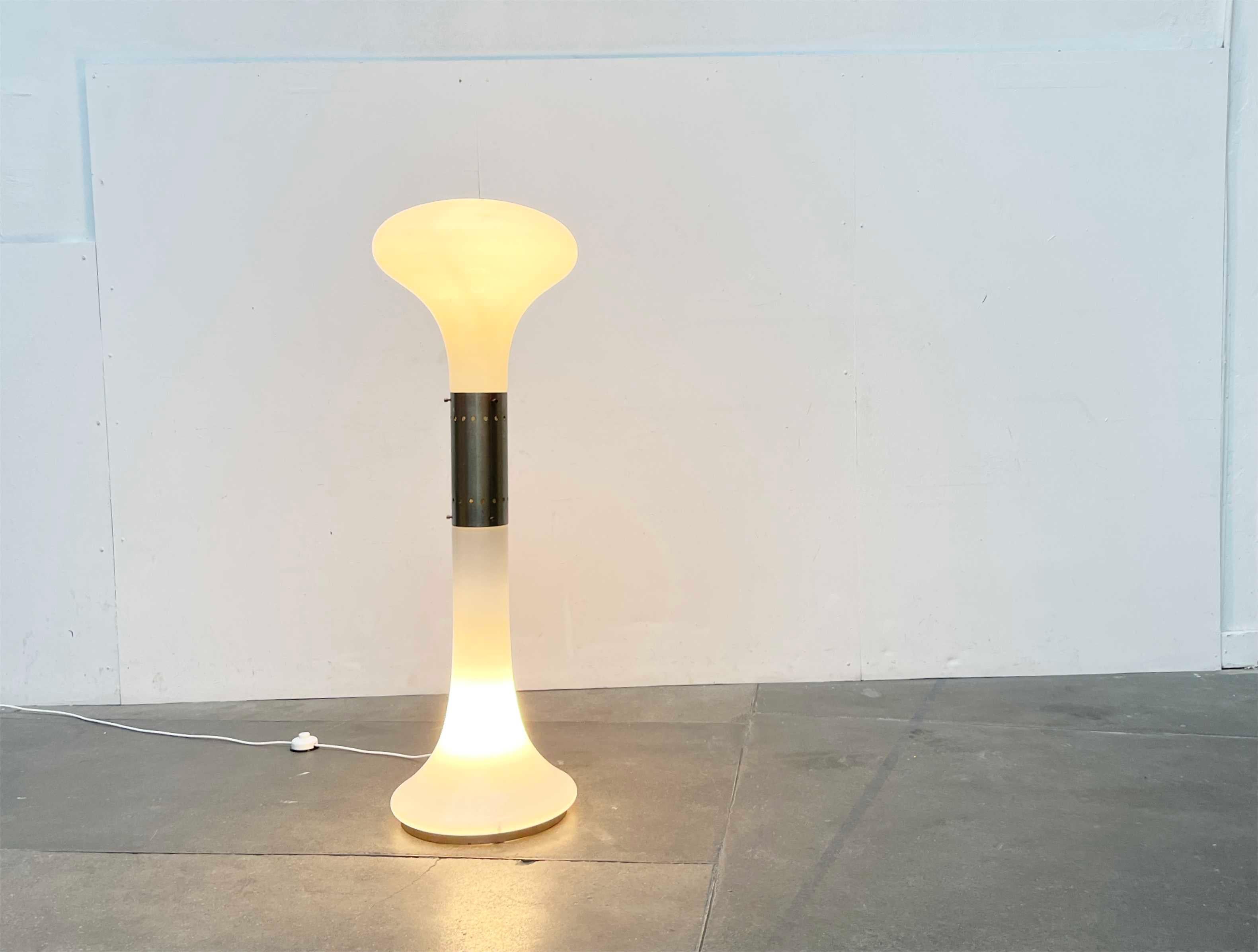 Lampada da terra in vetro Soffiato Numerati Space Age di metà secolo, Carlo Nason, Mazzega in vendita 13