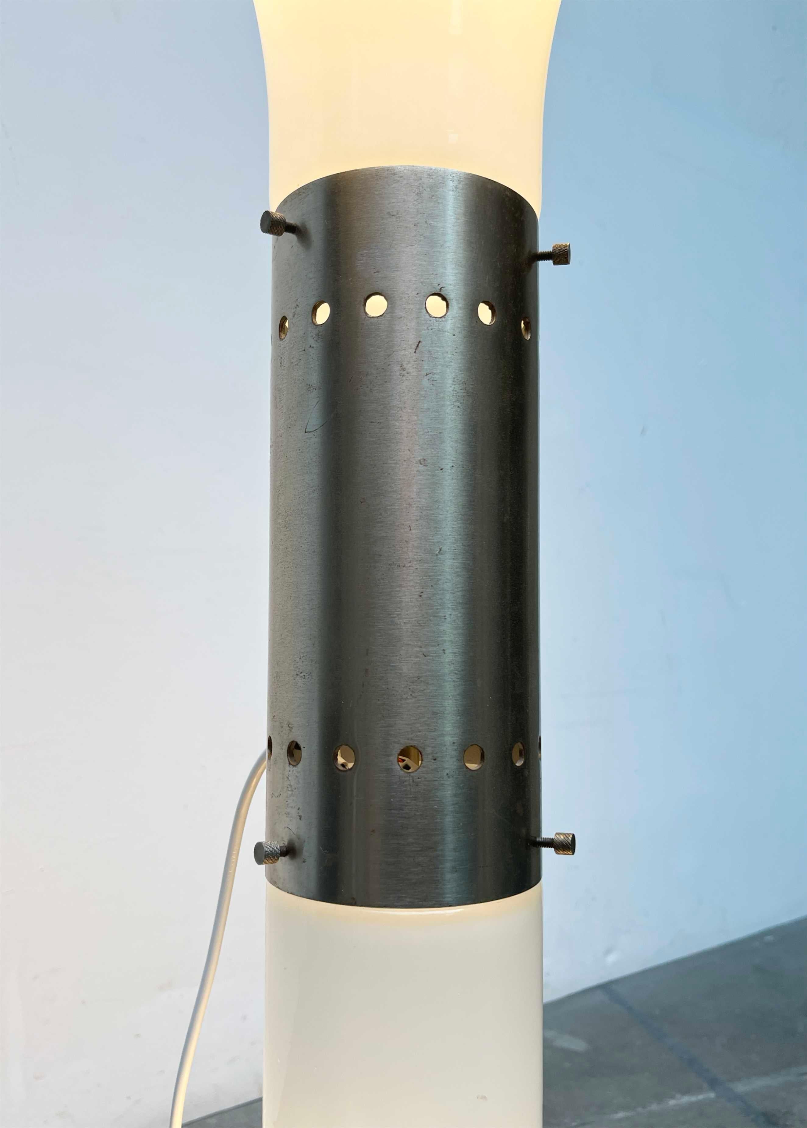 Lampada da terra in vetro Soffiato Numerati Space Age di metà secolo, Carlo Nason, Mazzega in vendita 1