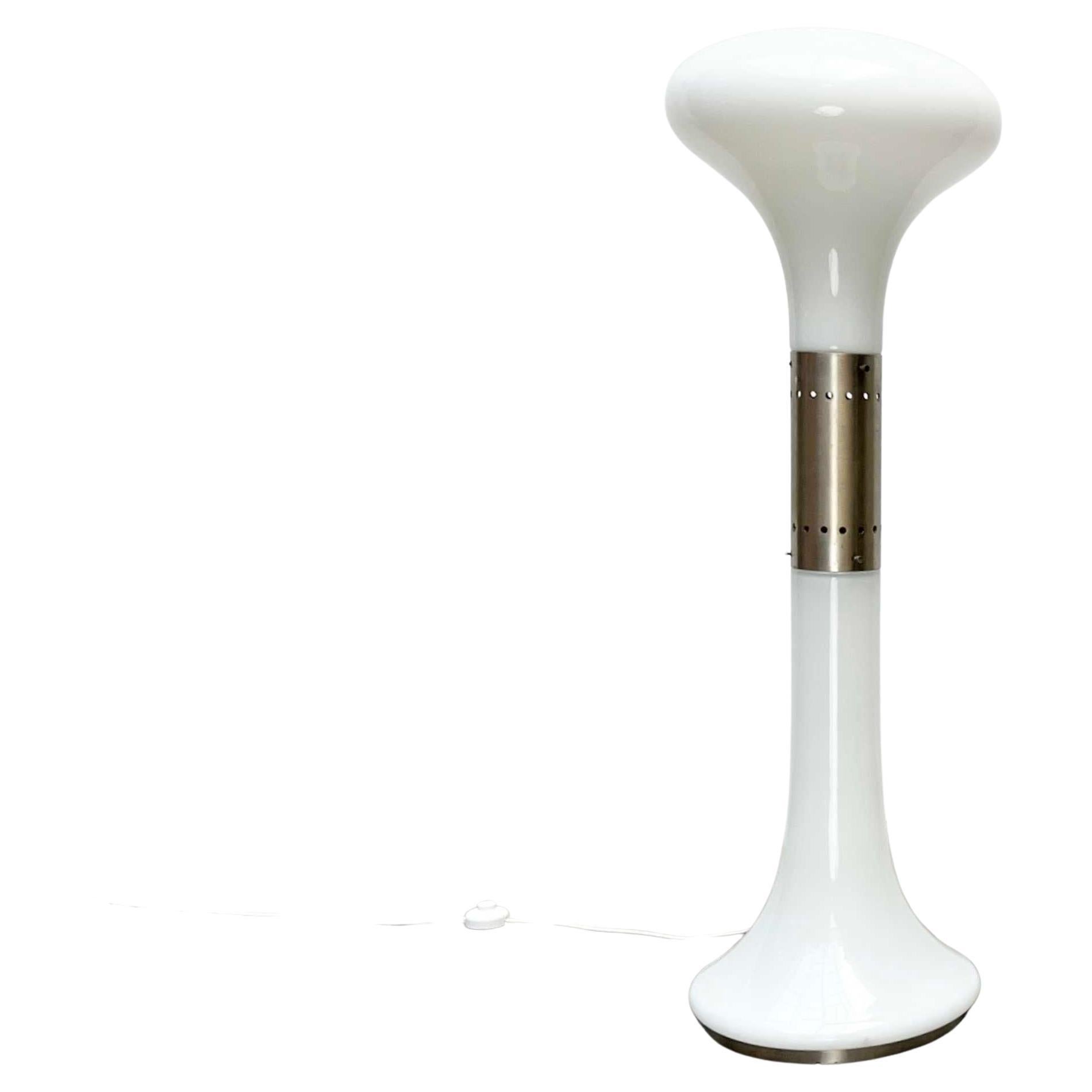 Mid-Century Space Age Numerati Soffiato Glass Floor Lamp, Carlo Nason, Mazzega