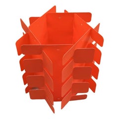 Lampe suspendue orange de l'ère spatiale du milieu du siècle dernier par Gunner Jensen, 1970