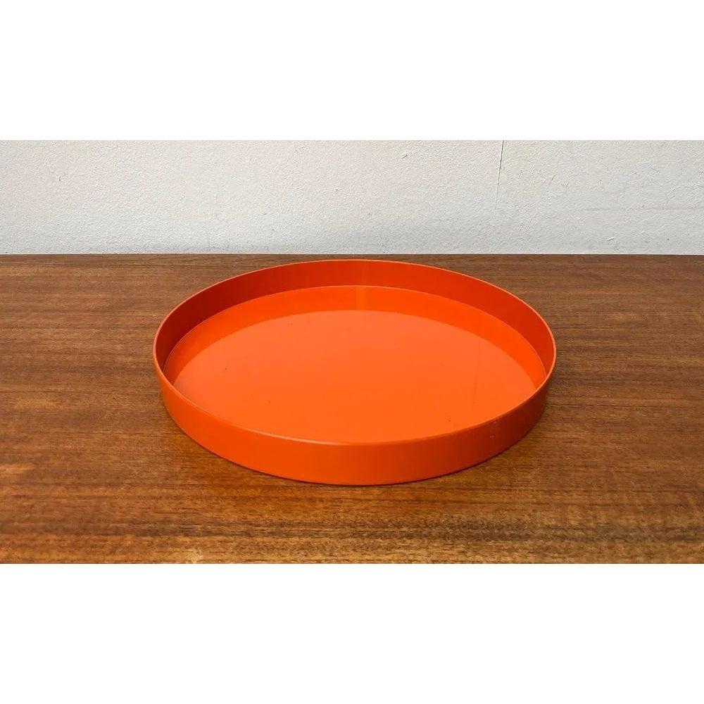 Mitte des Jahrhunderts Space Age Orange Kunststoff Tablett 1960er im Angebot 7